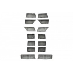 GOMB SAPKA JAVÍTÓ KÉSZLET /KLÍMABERENDEZÉS/BMW 5 F10/F11 2009-,5GT F07 2009-/14 ELEMEK-KLÍMÁS ELSŐ ÜLÉSEKKEL FELSZERELT