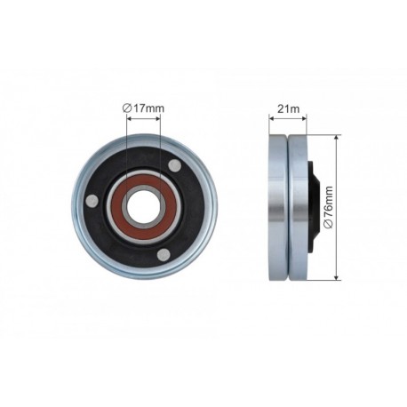 Feszítőgörgő, hosszbordás szíj AUDI A5, A6 ALLROAD C6, A6 C6, A8 D3, Q7 VW TOUAREG 4.2 03.06-03.12 500654