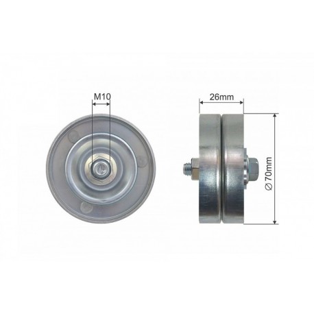 Feszítőgörgő, hosszbordás szíj BMW 3 (E46), 5 (E39) 2.0D 02.98-09.03 500131