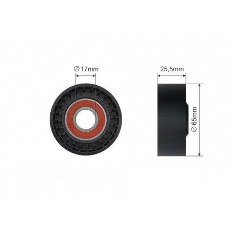 Feszítőgörgő, hosszbordás szíj JEEP COMPASS 2.2 CRD 4X4 10-, MERCEDES C (C204), C T-MODEL (S204), C (W204), CLS (C218) 484-00