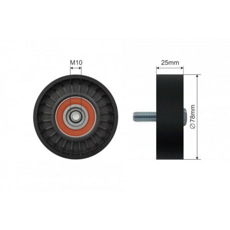 Feszítőgörgő, hosszbordás szíj CITROEN C5, C5 I, C5 II, C8, EVASION, JUMPY, XSARA, XSARA PICASSO FIAT SCUDO, ULYSSE LANCIA