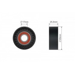 Feszítőgörgő, hosszbordás szíj CITROEN C5 II, C5 III, C6, C8, FIAT ULYSSE, LANCIA PHEDRA, LAND ROVER RANGE ROVER EVOQUE, PEUGEOT