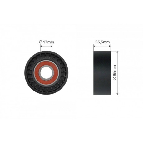 Feszítőgörgő, hosszbordás szíj CITROEN C5 II, C5 III, C6, C8, FIAT ULYSSE, LANCIA PHEDRA, LAND ROVER RANGE ROVER EVOQUE, PEUGEOT
