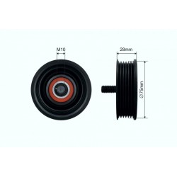 Feszítőgörgő, hosszbordás szíj LAND ROVER RANGE ROVER EVOQUE, RANGE ROVER SPORT II 2.0/2.7D/3.0D 06.04- 500652