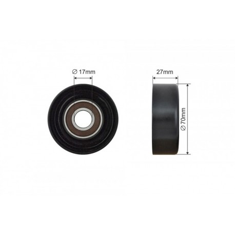 Feszítőgörgő, hosszbordás szíj MERCEDES C T-MODEL (S204), C (W204), CLS (C218), CLS SHOOTING BRAKE (X218), E (A207), E (A238), E