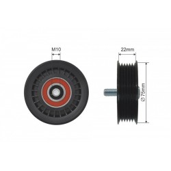 Feszítőgörgő, hosszbordás szíj VW LT II 28-46 1996-2004 2.8 TDI 500522