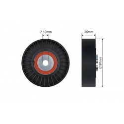 Feszítőgörgő, hosszbordás szíj VW CRAFTER 30-35, CRAFTER 30-50 2.5D 04.06-05.13 RNK-VW-034