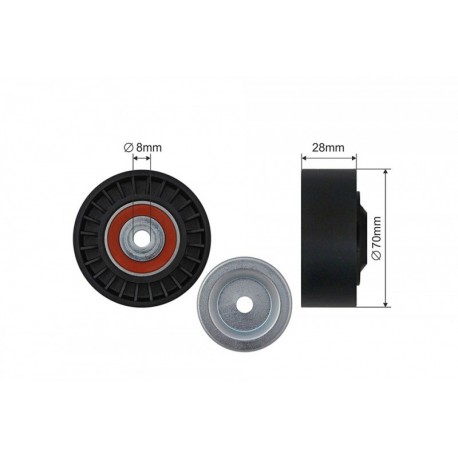 Feszítőgörgő, hosszbordás szíj AUDI A4, A5, A6, Q5, VW T5, CRAFTER 2.0TDI 500112