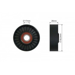 Feszítőgörgő, hosszbordás szíj AUDI A6 4.2, S6, A8 3.7 98-05 500281