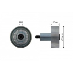 Feszítőgörgő, hosszbordás szíj HYUNDAI IX35, SANTA FE, TUCSON, KIA SORENTO, SPORTAGE 2.0-2.5 CRDI 12- 500479