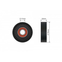 Feszítőgörgő, hosszbordás szíj KIA CARNIVAL, HYUNDAI TERRACAN 2.9 CRDI 99- 02-99