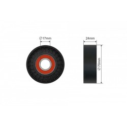 Feszítőgörgő, hosszbordás szíj TOYOTA CAMRY, RAV4, LEXUS ES, NX, RC, RX 2.0-2.7 11- 500670