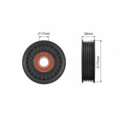 Feszítőgörgő, hosszbordás szíj FORD C-MAX 1.8 TDCI, FORD FOCUS C-MAX 1.8 TDCI, FORD FOCUS II SEDAN (DA_) 1.8 TDCI 178-00