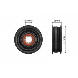 Feszítőgörgő, hosszbordás szíj MAZDA 3 (BL) 08-14 Z60115980C