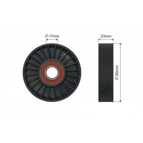 Feszítőgörgő, hosszbordás szíj SAAB 9-3 (YS3D) 98-09 454-00
