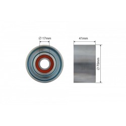 Feszítőgörgő, hosszbordás szíj TOYOTA LAND CRUISER 200 (J2) 07-08 16620-51011