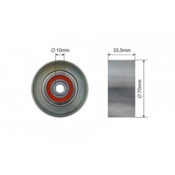 Feszítőgörgő, hosszbordás szíj LEXUS IS II (GSE2_, ALE2_, USE2_) 250 05.10-13.03 500318