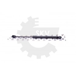 HÁTSÓ AJTÓ MŰKÖDTETŐ PEUGEOT 407 SW 8731J6 8731.J6