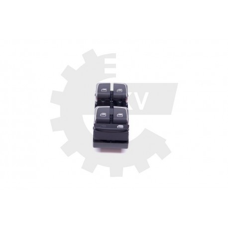 ABLAKVEZÉRLŐ PANEL AUDI A4 B8 (8KH, 8K2, 8K5) A5 (8TA) Q5 (8RB) 8K0959851F VEZETŐOLDALI KRÓMOZOTT 10 TŰS 10 TŰS 8K0959851F