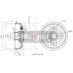 HYUNDAI ATOS HÁTSÓ FÉKDOB 14938510