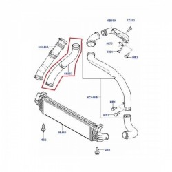 INTERCOOLER HUB FORD C-MAX, Focus C-MAX, Focus II 1525112