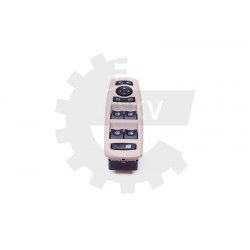 ABLAKVEZÉRLŐ PANEL RENAULT FLUENCE MEGANE III 254000006R VEZETŐOLDALI BÉZS 19 TŰS 19 PIN 25400-0006R