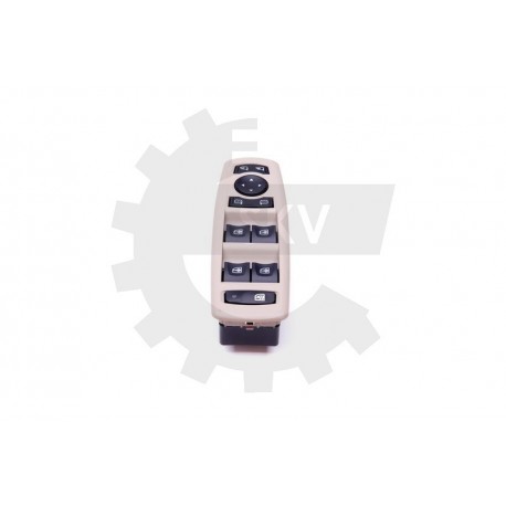 ABLAKVEZÉRLŐ PANEL RENAULT FLUENCE MEGANE III 254000006R VEZETŐOLDALI BÉZS 19 TŰS 19 PIN 25400-0006R