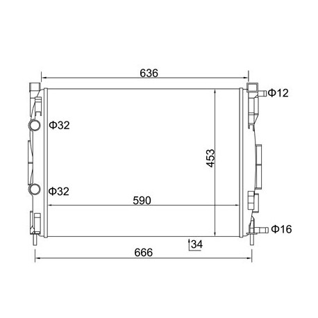 HŰTŐSZEKRÉNY MEGANE 1.9DCI 02- 7711135786