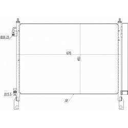 LÉGKONDICIONÁLÓ RADIÁTOR KOLEOS 2.0DCI 08- 92100-JY00A