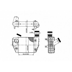 INTERCOOLER AUDI A6 2.0TDI 04- 4F0.145.805AA