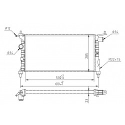 HŰTŐ CORSA COMBO 1.2,1.4,1.6 93- 1300149