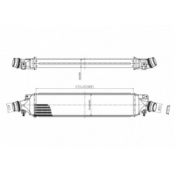 INTERCOOLER CORSA 1.6/1.7DTI 06- 55702171