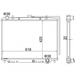 FRONTERA B HŰTŐ 3.2I-V6 98- 1300262