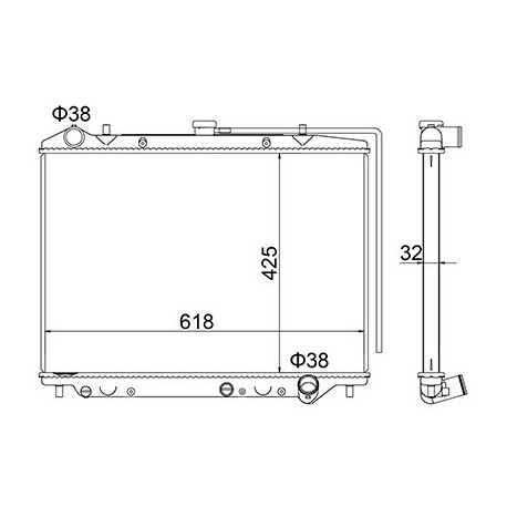 FRONTERA B HŰTŐ 3.2I-V6 98- 1300262