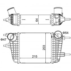 INTERCOOLER MEGJEGYZÉS 1.2DIG-S 13- 144613HD0B