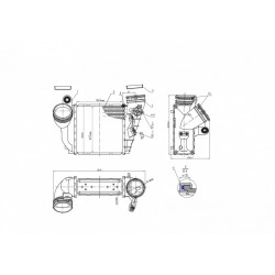 GOLF IV 1.9TDI INTERCOOLER 00-05 1J0.145.803AB