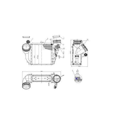 GOLF IV 1.9TDI INTERCOOLER 00-05 1J0.145.803AB