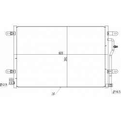 AUDI A4 KLÍMABERENDEZÉS RADIÁTOR 00- 8E0.260.401A
