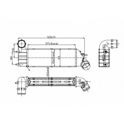 INTERCOOLER CITROEN C8 2.2HDI 02 0384.G0