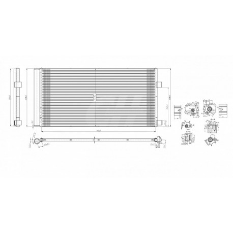 LÉGKONDÍCIONÁLÓ RADIÁTOR LAGUNA 2.0DCI 07- 921100002R