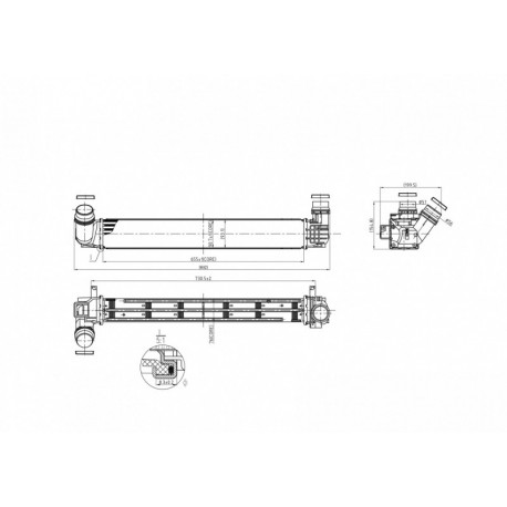 INTERCOOLER MEGANE 1.5DCI 08- 14496-0006R