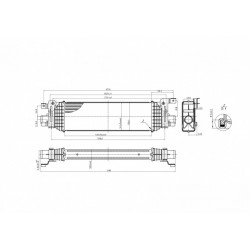 INTERCOOLER FIESTA 1.6TDCI 04- 1337624