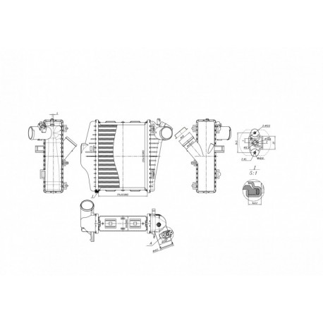 INTERCOOLER SMART FORTWO 07- 4515010101
