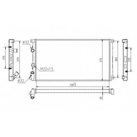 RADIÁTOR MASTER 2.5DCI 06- 21400-00Q0J