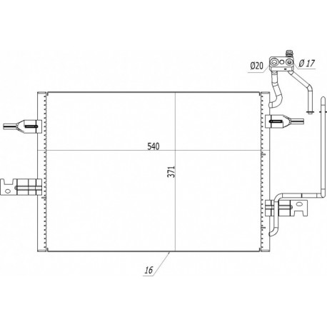 LÉGKONDICIONÁLÓ RADIÁTOR MERIVA 03- 13128931
