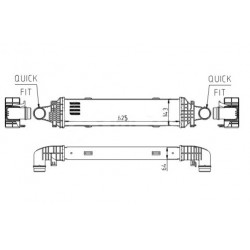 RADIÁTOR MERCEDES C-OSZTÁLY W204 07- 2045000200