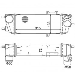 HYUNDAI I30 INTERCOOLER 07- 28271-2A600
