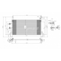 CHRYSLER NEON 99- LÉGKONDICIONÁLÓ RADIÁTOR 5014582
