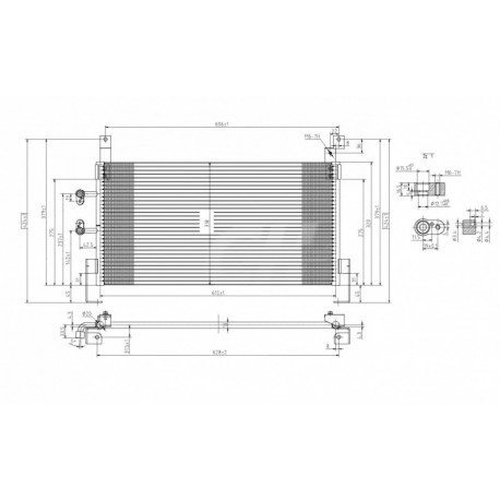 CHRYSLER NEON 99- LÉGKONDICIONÁLÓ RADIÁTOR 5014582