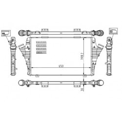 INTERCOOLER CROMA 2.4D 05-07 13167338